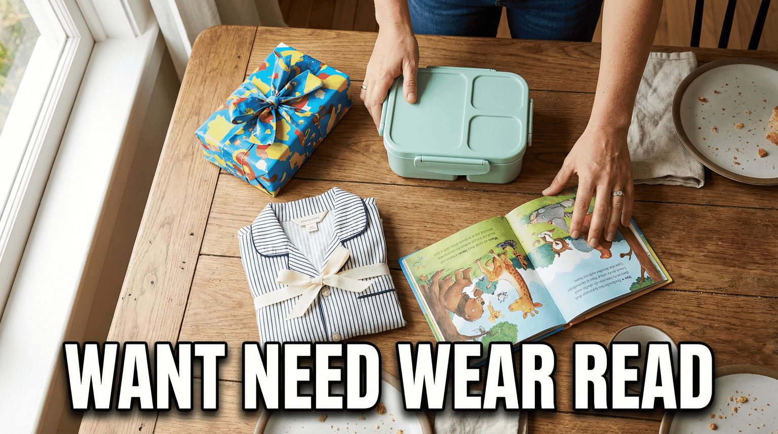 Want Need Wear Read: 4 Gift Rule Guide