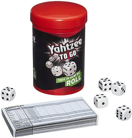 Yahtzee juego de viaje portátil