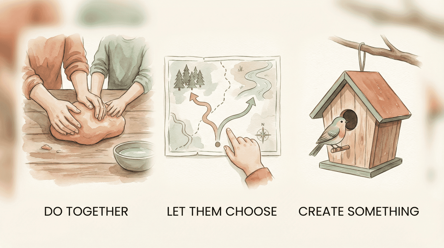 Three principles for meaningful dates: do together, let them choose, create something